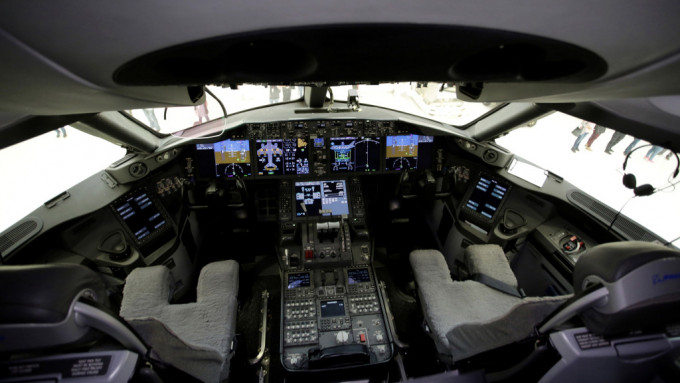 波音787「梦幻客机」的驾驶舱。 路透社资料图