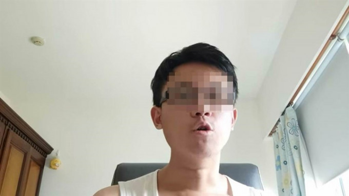 网红「师大数学哥」早前发表侮辱台南两名殉职警言论，被送办。网上图片