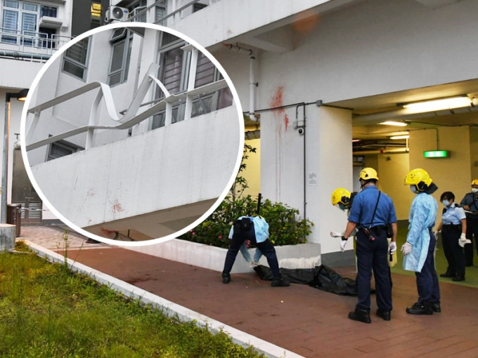 一名56岁女子今晨约5时，从沙田硕门邨瑞硕楼高处堕。