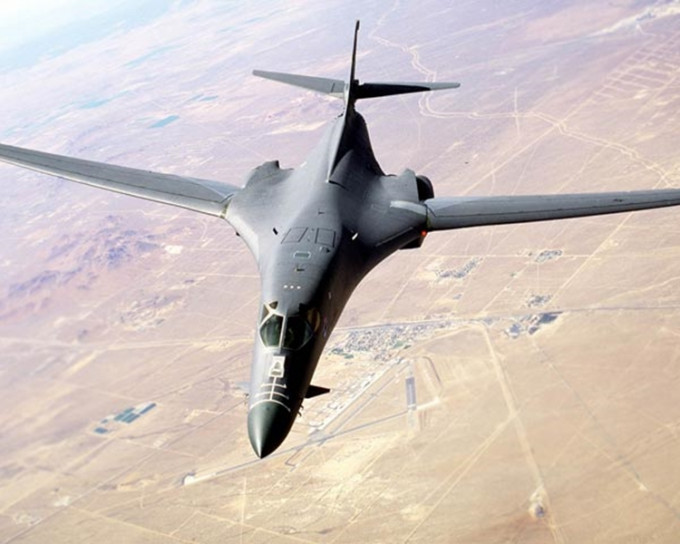 美軍B-1B型轟炸機將不會參與今年演習。網圖