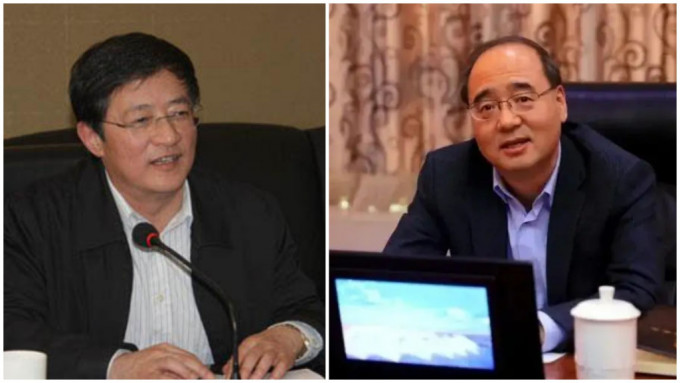中国化工集团原董事长任建新（左）、原总经理杨兴强（右）双双被查