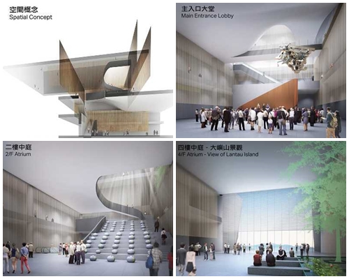 博物馆将会分为七层。西九故宫展览图片