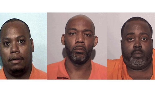 （左起）三名牧​​师巴特勒、詹金斯和海恩斯否认控罪。 网上图片