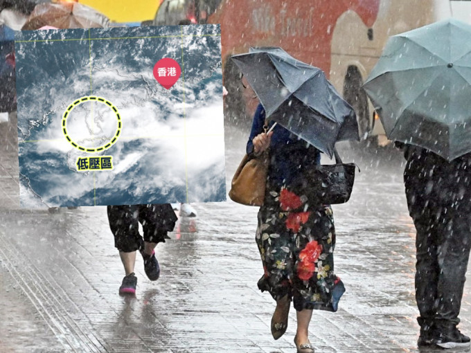 天文台料雷州半岛低压区有可能发展为热带气旋，横过广东沿岸。资料图片