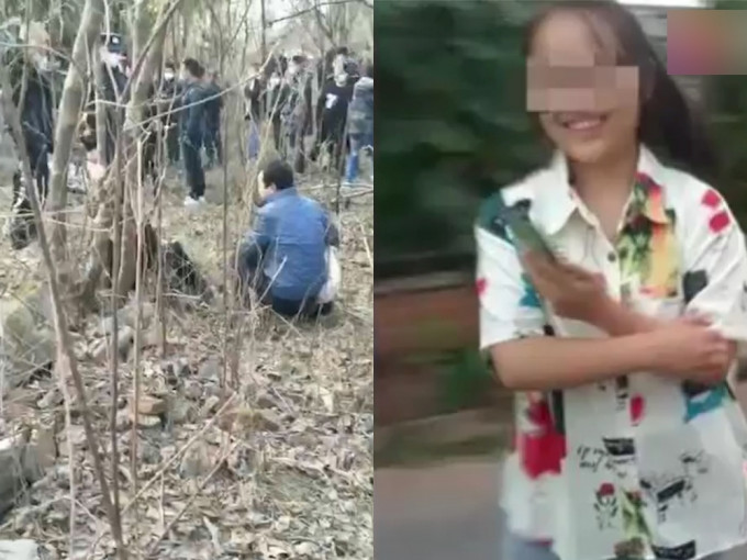 女孩尸体被发现埋在一处小树林里。