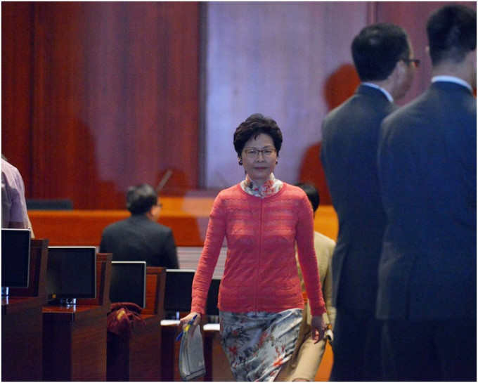 林鄭月娥出席立法會本年度會期內，最後一次答問大會。