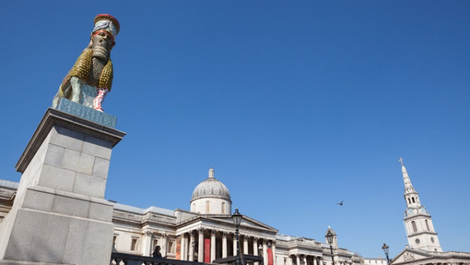 英前大臣建议在特拉法加广场的第四基柱为已故英女皇立像。iStock示意图