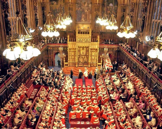 英国国会上议院。网图