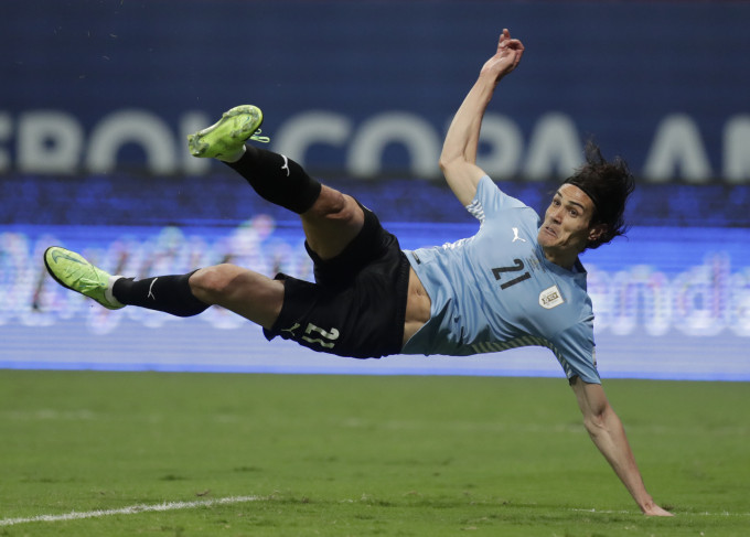 乌拉圭取消徵召卡云尼。Reuters