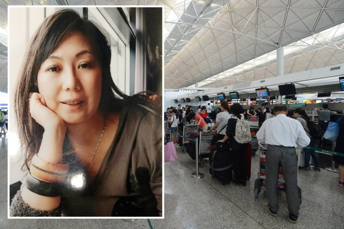 47歲女子顧莉昨（24日）晚在香港國際機場露面後便告失蹤。