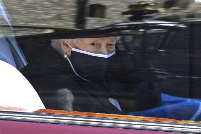 英女皇出席丧礼。AP图片