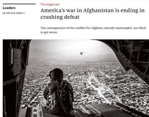 英国《经济学人》发表文章，认为阿富汗战争是一场发人深省的失败。