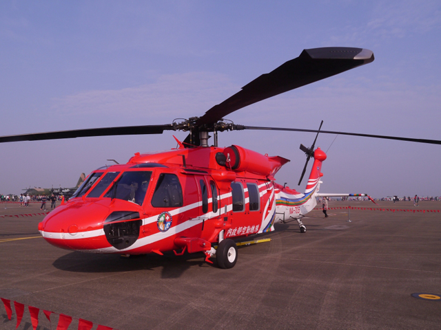 失踪直升机为空勤总队的UH-60M黑鹰直升机。图为同型号直升机。 资料图片