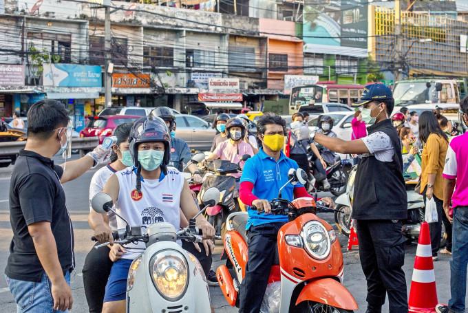 疫情重創泰國旅遊業。AP