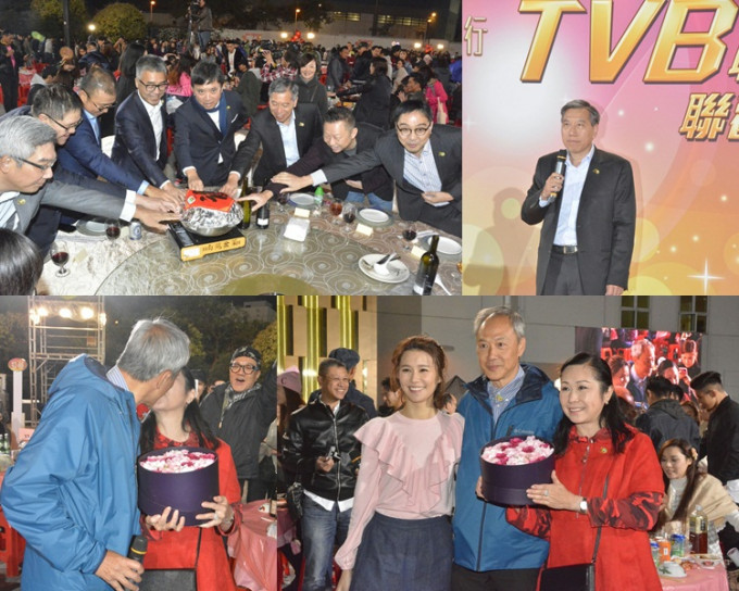 TVB高层公布好消息，陈荣峻也即场求婚成功。