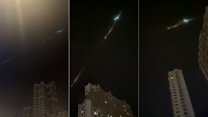哈尔滨夜空现不明飞行物，多个光点像追逐，目击者称不像流星也不像飞机。