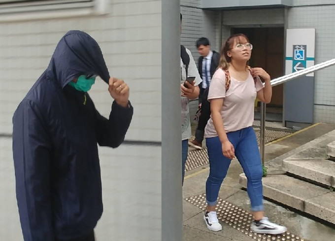 31歲休班警梁鴻基（左）涉早前在港鐵車廂內企圖偷竊Rai Bantawa Ema（右）背包內財物。資料圖片