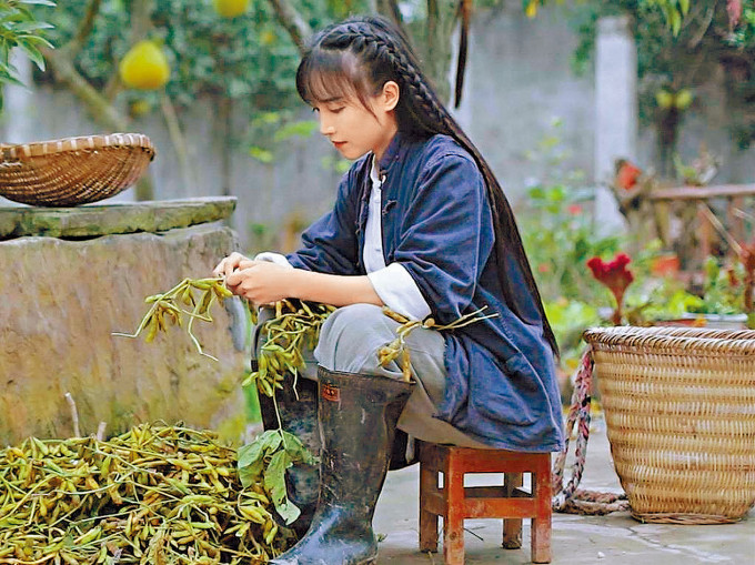 ■李子柒憑藉「古風古食」的田園生活視頻，成為近年最火女網紅。
