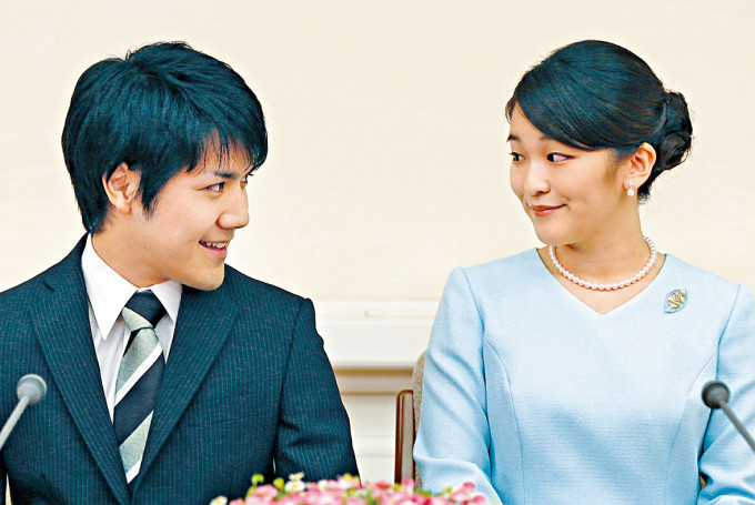 真子公主與小室圭二〇一七年宣布訂婚。