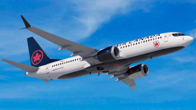 加航波音737 MAX客機引擎出現問題要折返。網圖