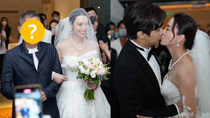 陳煒同醫生老公的婚禮好圓滿。