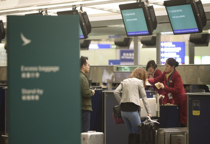 國泰航空，排名由去年的27，降至今年的32位。資料圖片