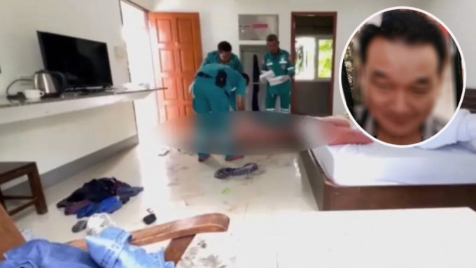 泰國一度假酒店發生命案，一名中國男子伏屍房間浴室內。