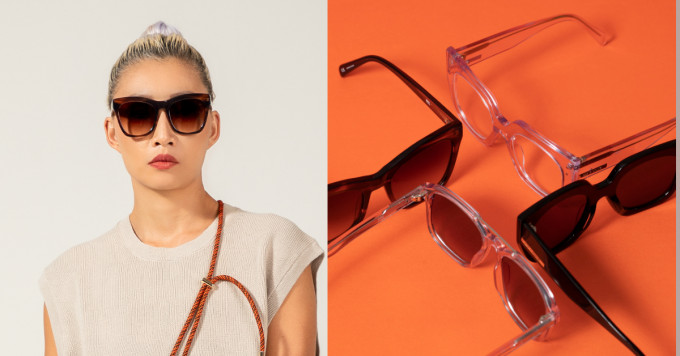 大孚邀請本地可持續運動鞋品牌 KIBO 與時尚達人 Utah Lee聯手推出的首款可生物降解的中性太陽眼鏡系列。