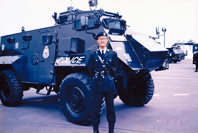 蕭澤頤加入警隊36年，先後偵破多宗案件。