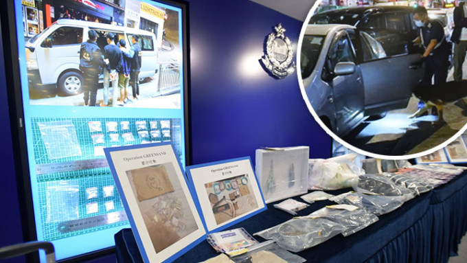 行動中，警方拘捕52人並檢獲100萬元市值的毒品。