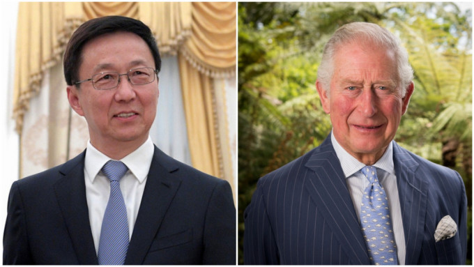 国家副主席韩正将出席英王查理斯三世加冕仪式。