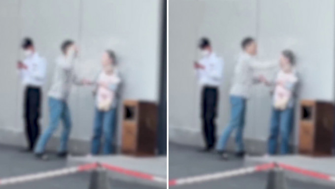 在广州地铁口，一名男子挥拳重击抱婴女子，当地警方指正调查处理中。