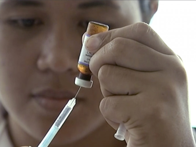 萨摩亚麻疹病例一星期增加一倍多。AP资料图片