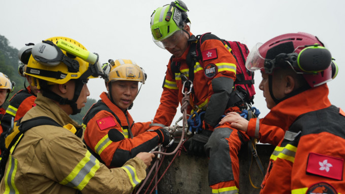 一连三日「粤港澳应急救援演练」结束 消防处共派27名灾难应变救援队参与