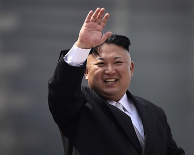 北韓領袖金正恩。AP