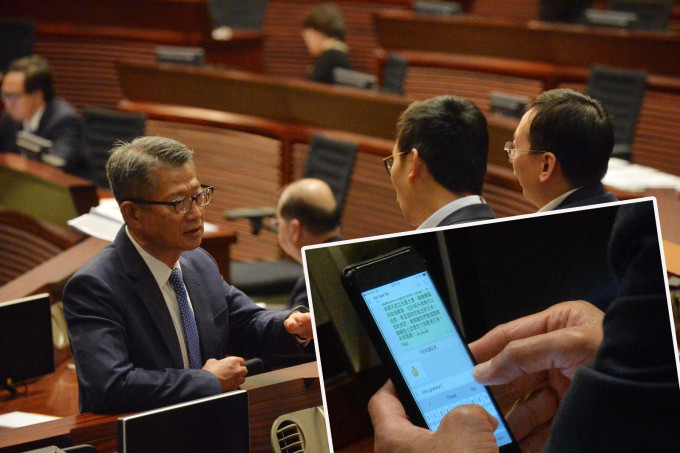 財政司司長陳茂波今日出席立法會會議。