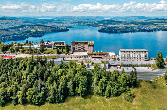 烏克蘭和平峰會的舉行場地：瑞士阿爾卑斯山度假勝地盧塞恩（琉森）的布爾根斯托克度假村。