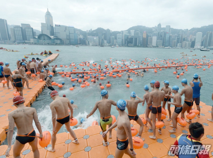 王敏超表示，不希望维港泳参加者搞政治。资料图片