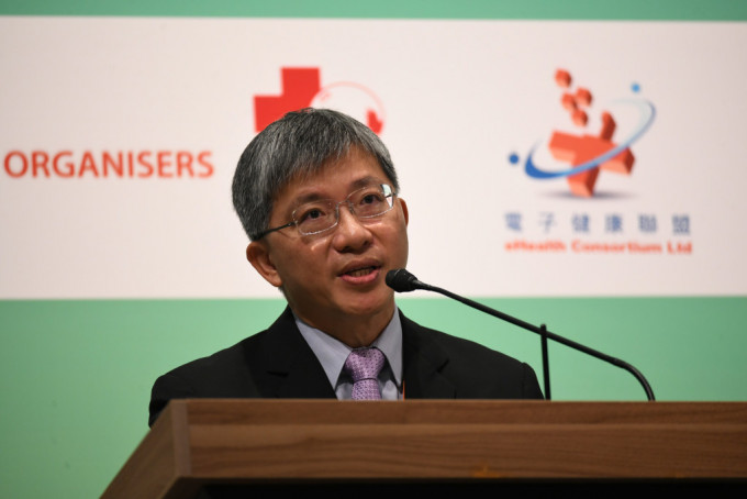 醫務衛生局常任秘書長陳松青出席第7屆「亞太電子健康論壇」。何健勇攝