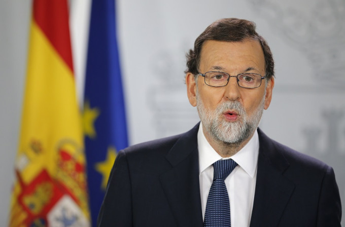 西班牙首相要求澄清是否已經宣佈獨立。AP圖片
