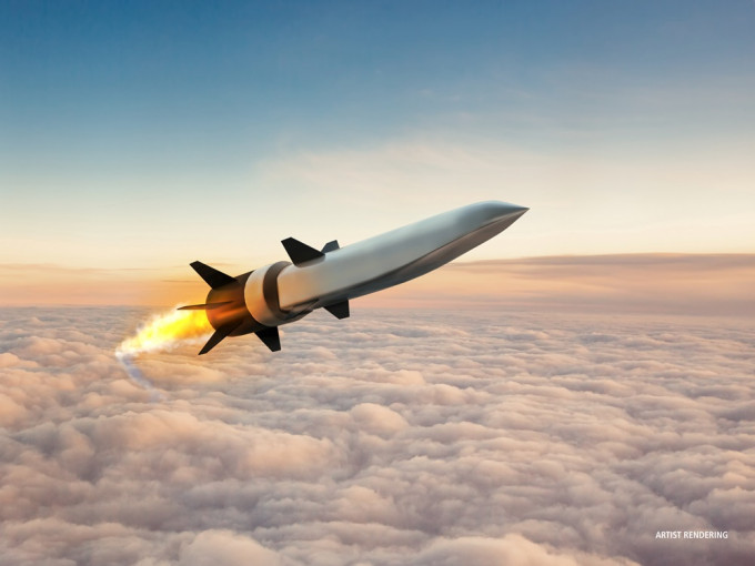 美国国防部宣布成功试射高超音速武器。路透社图片