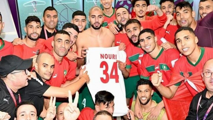摩洛哥致敬艾迪克诺尼。网上图片