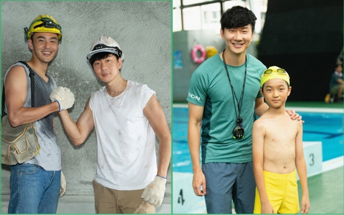林俊杰和阮经天在MV中化身做工的人。林俊杰同时挑战游泳教练的角色。