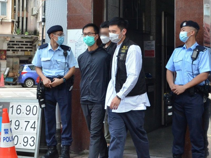 梁錦威(圖)早前被警方押返「六四紀念館」搜查。資料圖片