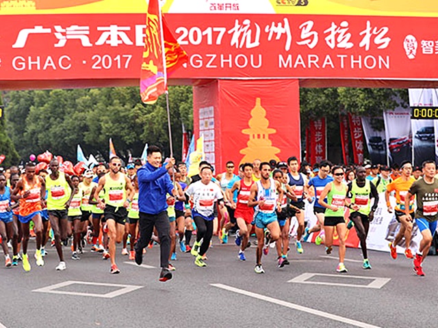今年的杭州马拉松将在11月4日开赛。资料图片
