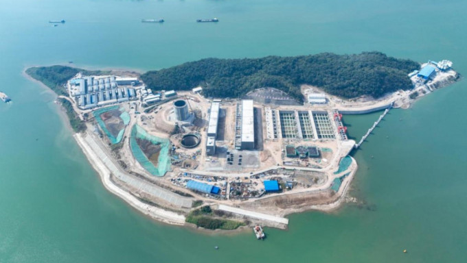 珠三角水資源配置工程今起供應西江水，為本港提供應急備用水源。網圖
