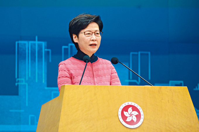 ■林鄭月娥表示，強烈反對任何外部勢力干預香港事務。