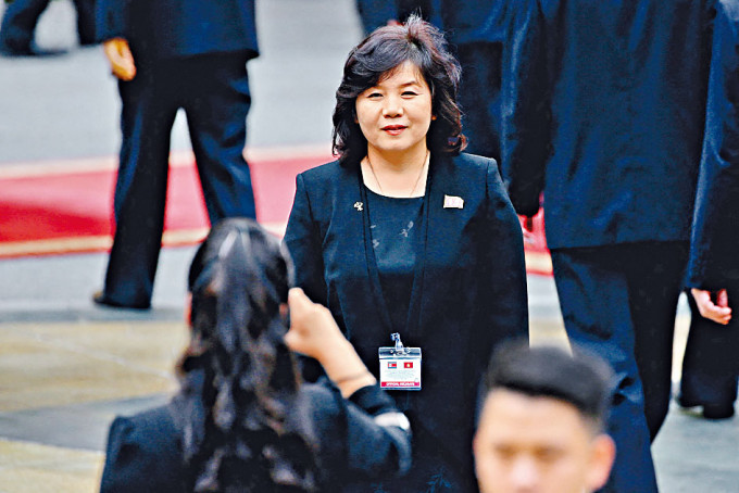 獲委任為北韓外長的崔善姬。
