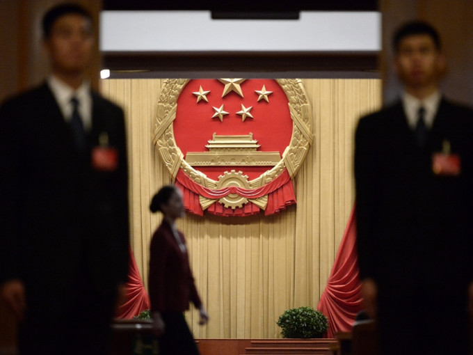 全國人大會議下月22日召開。資料圖片