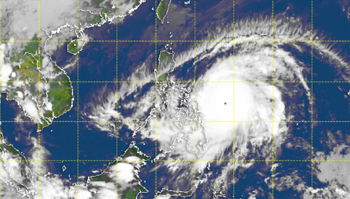 「舒力基」是60年來最強4月颱風。天文台